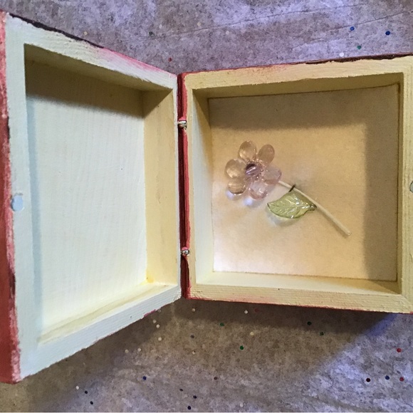 Wood Painted Trinket Box - Picture 8 of 10